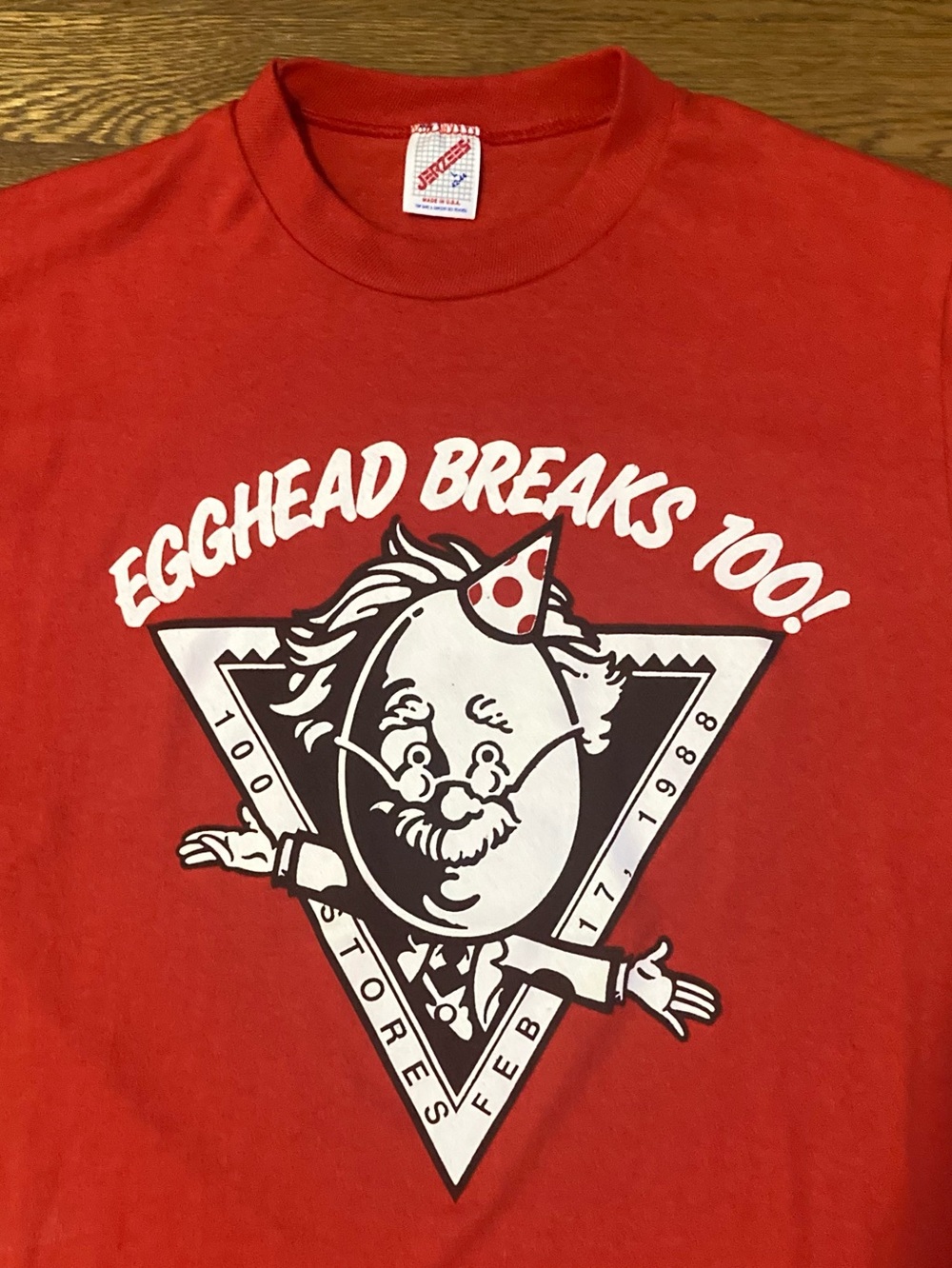 Vintage 80s Egghead single stitch tee